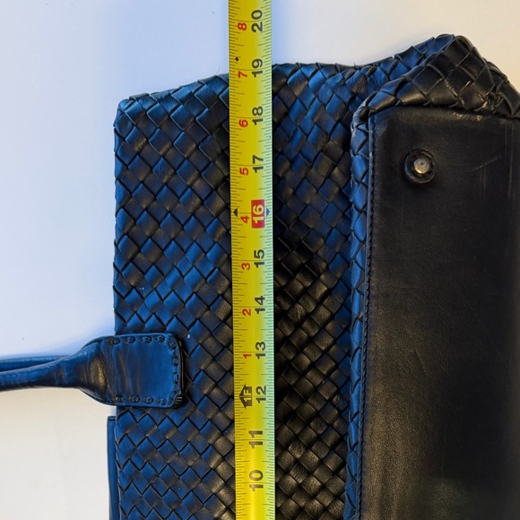 Donald J. Pliner Woven Leather Tote Bag - Picture 7 of 8